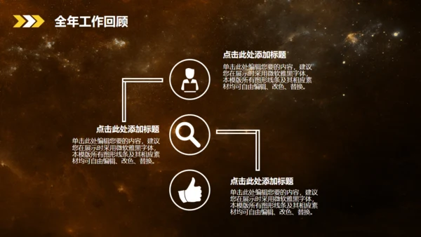 晨曦大气星空工作总结汇报通用PPT模板