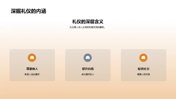 礼仪塑造品格