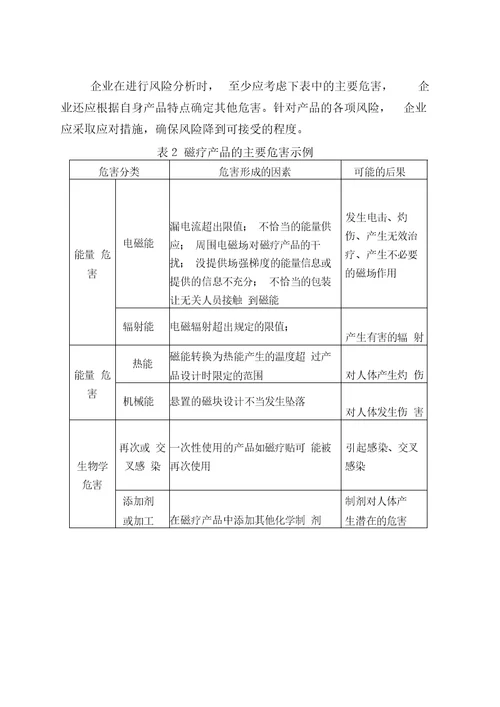 磁疗产品注册技术审查指导原则2016年修订版