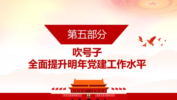党支部书记基层党组织党建工作总结PPT模板