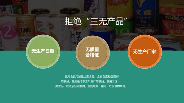 关注中小学生食品安全主题教育PPT课件