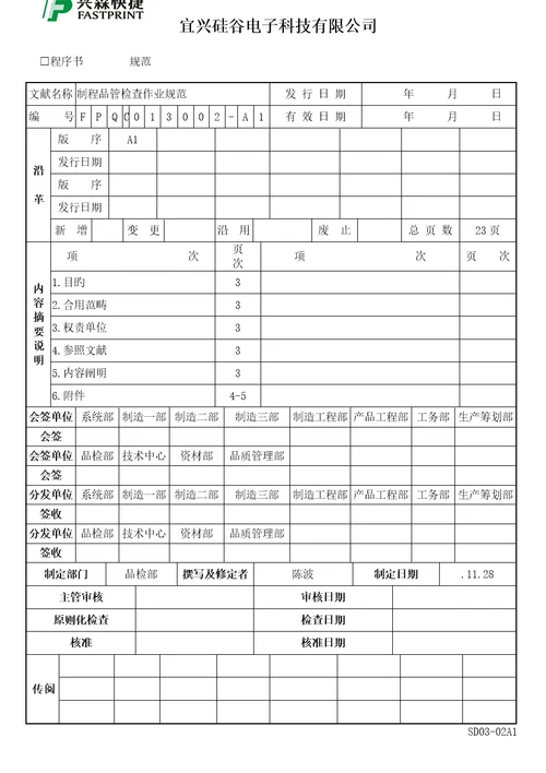 制程品管检验作业基础规范