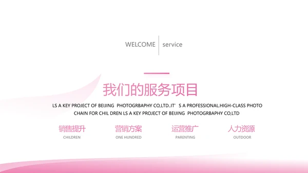粉色美容美发年终工作总结汇报计划PPT模板