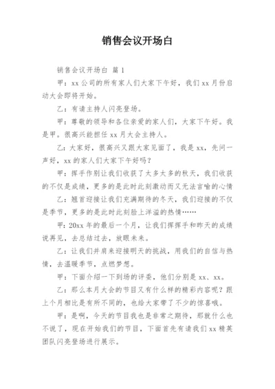 销售会议开场白_1.docx