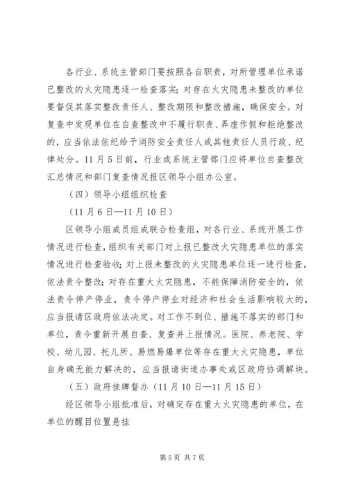 集中开展火灾隐患排查整治工作实施方案.docx