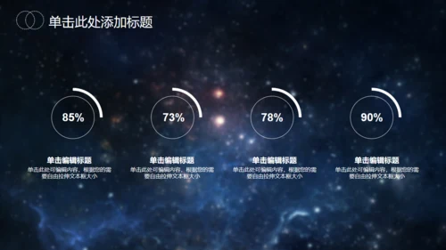 星空大气地球发布会通用PPT模版