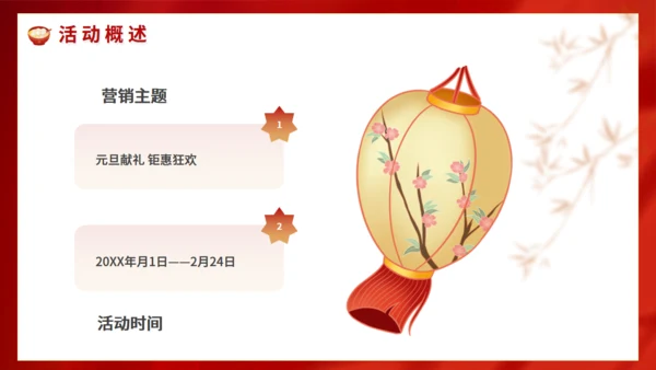 商场闹元宵暖场活动方案通用PPT模板