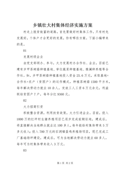 乡镇壮大村集体经济实施方案.docx