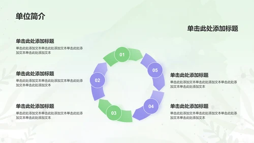 绿色小清新大学生社会实践PPT模板