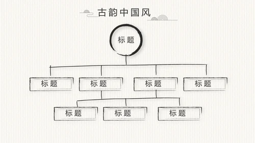 中国风党风廉政建设文化工作总结PPT