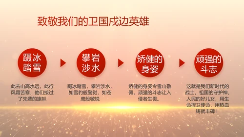 八一建军节部队军事工作总结汇报PPT