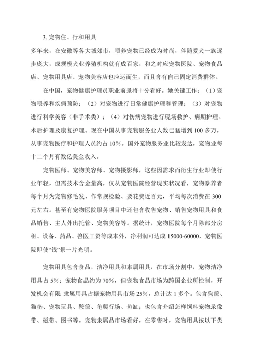 宠物市场调查研究报告.docx