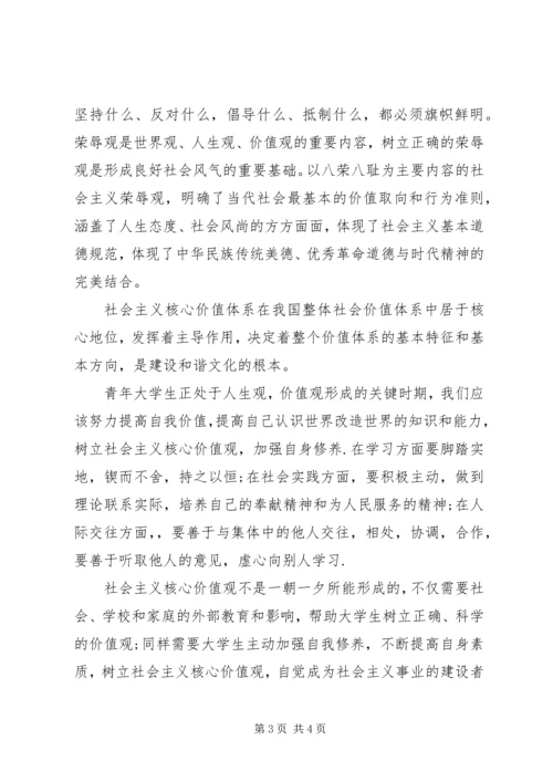 学习社会主义核心价值体系的思想汇报_1.docx