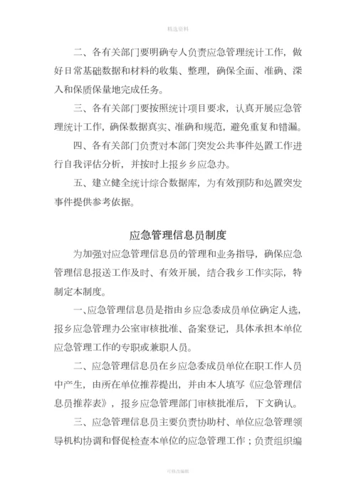 乡镇应急管理制度.docx