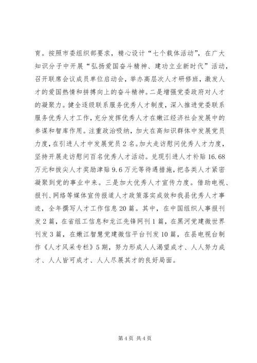 人才工作自评报告.docx