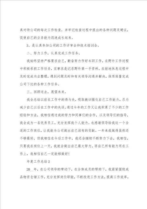 2022年度工作总结范文