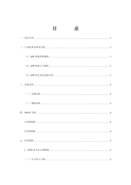 APP创业策划书0.docx