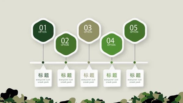 八一建军节武警年年终总结动态PPT