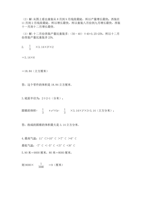 六年级小升初数学解决问题50道【名师系列】.docx