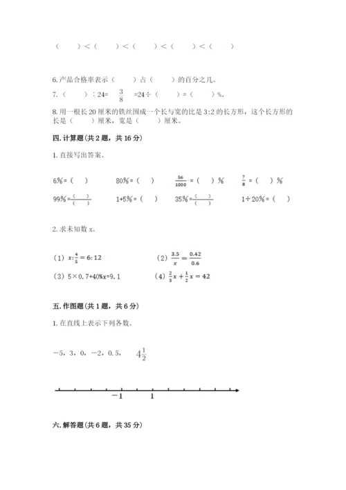 冀教版六年级下册期末真题卷附参考答案【模拟题】.docx