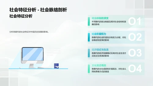 中国历史纵览报告PPT模板