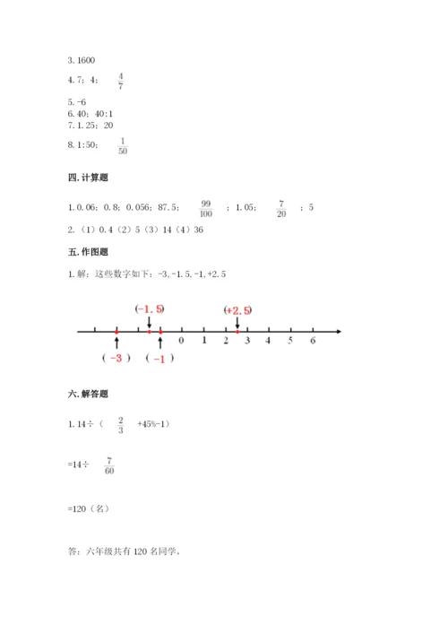 北师大版六年级下册数学 期末检测卷精品【历年真题】.docx