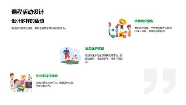 生物多样性教学实践