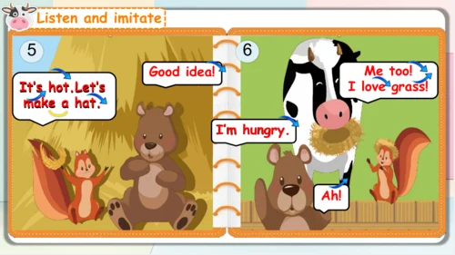 Unit4 At the farm C story time  课件(共21张PPT)