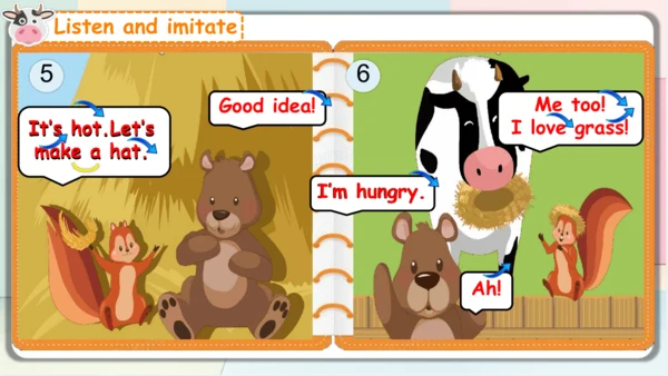 Unit4 At the farm C story time  课件(共21张PPT)