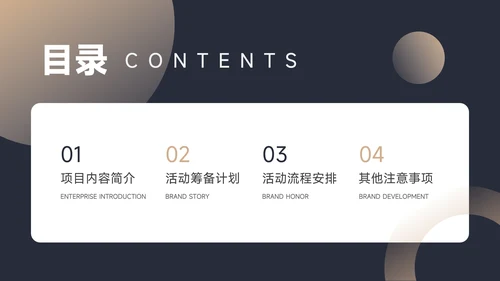 黄色暗色大气前沿房地产项目介绍PPT模板