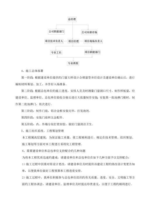 地弹门综合施工组织专题方案.docx