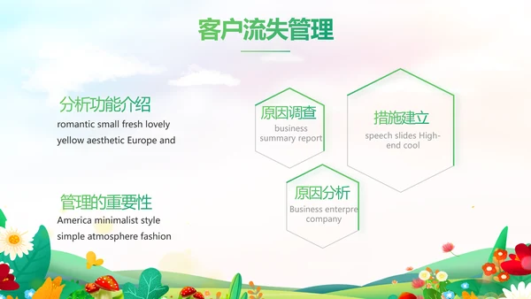唯美小清新春暖花开春季旅游相册PPT