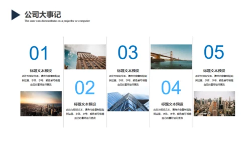 蓝色大气创业融资商业计划书通用PPT模板