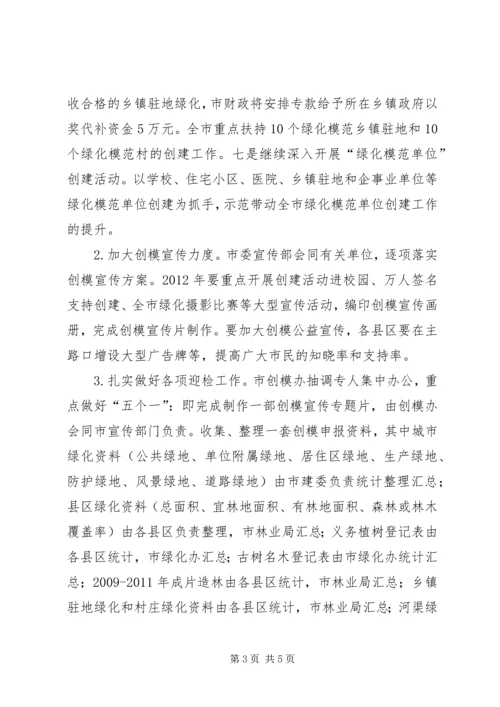 全市林业及创模指导意见.docx