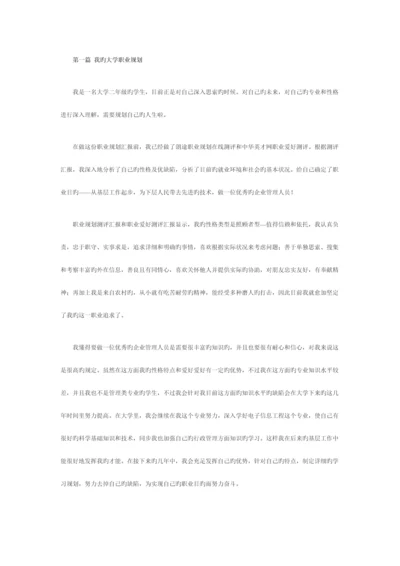 第一篇我的大学职业规划.docx