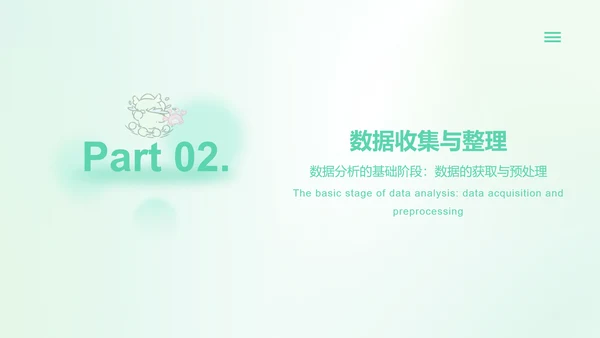 茶茶龙艾绿渐变风数据分析报告