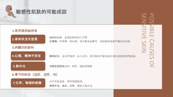 高级灰和棕色简约实拍风美容护肤美容知识培训PPT