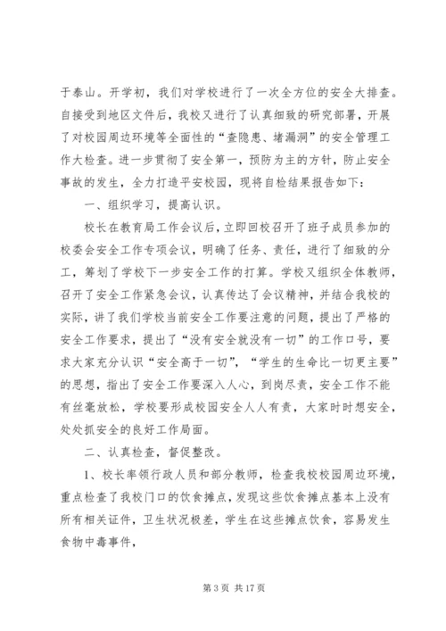安全保卫自查报告.docx