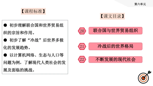 第六单元 走向和平发展的世界（单元复习课件）-2023-2024学年九年级历史下册单元复习课件（部编