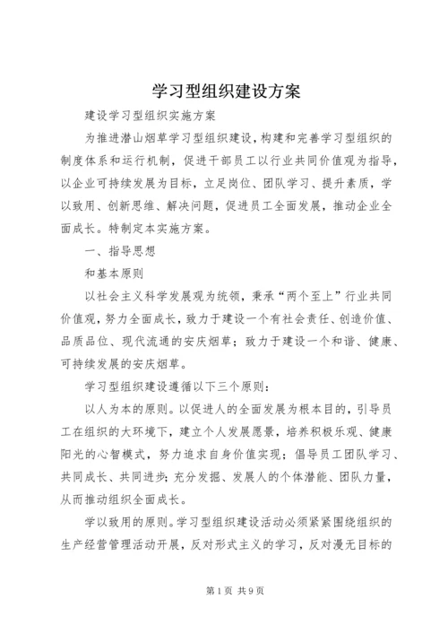 学习型组织建设方案 (3).docx