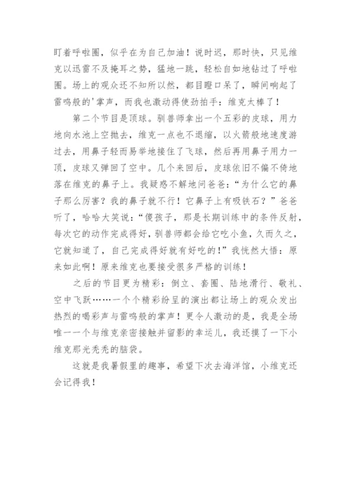 暑假趣事作文_33.docx