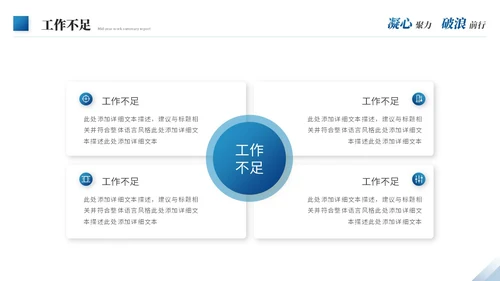 蓝色商务励志风年中工作总结年中总结述职报告工作汇报ppt模板