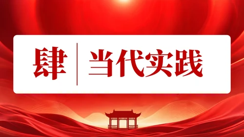 红色党政风格信仰之光时代之魂PPT模板