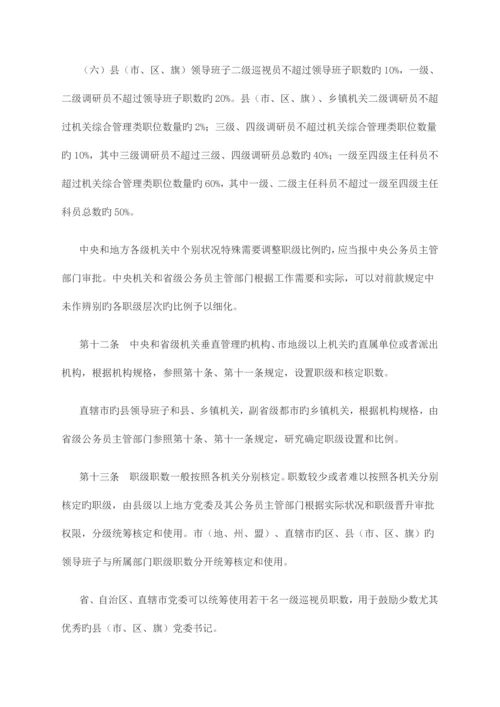 公务员职务与职级并行规定.docx