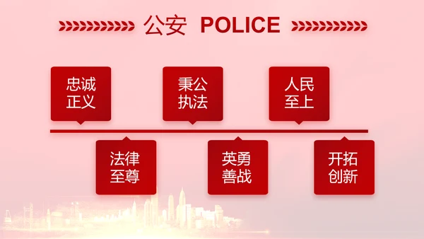 红色全国开展政法队伍教育整顿党课PPT动态