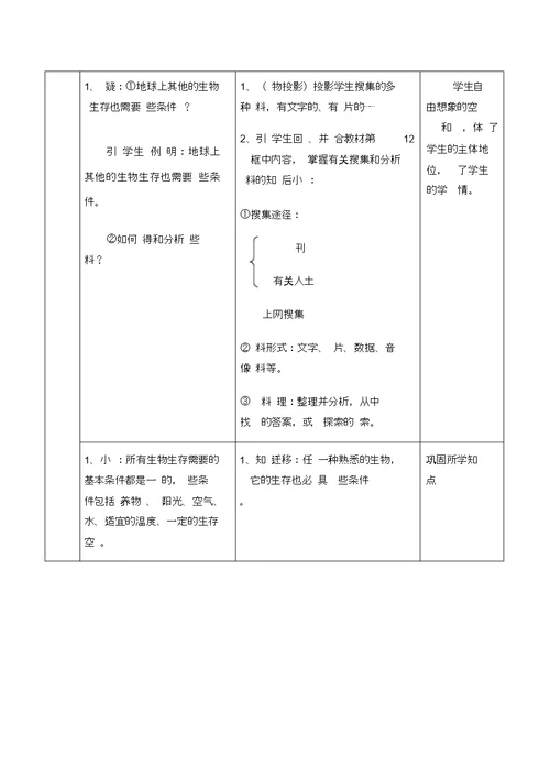 《生物圈》教学设计