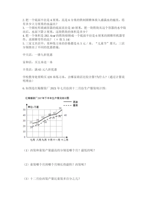 成都外国语学校小升初数学试卷含答案（综合题）.docx