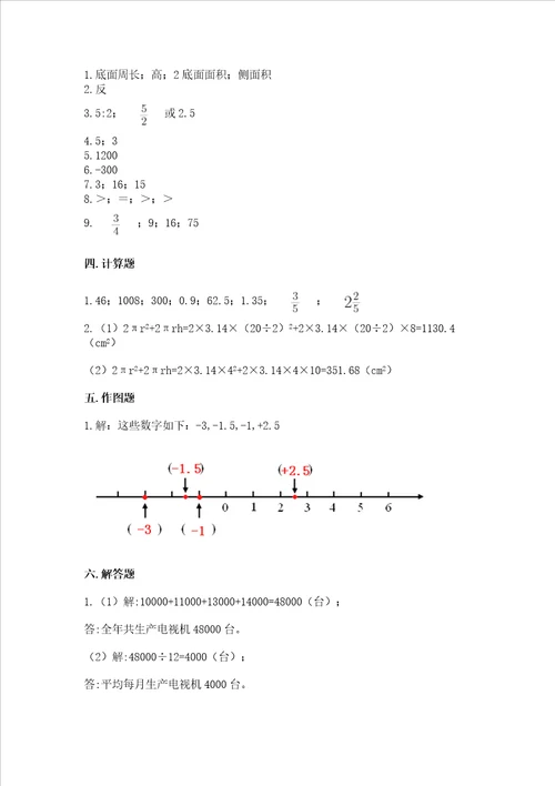 小升初数学期末测试卷附参考答案b卷