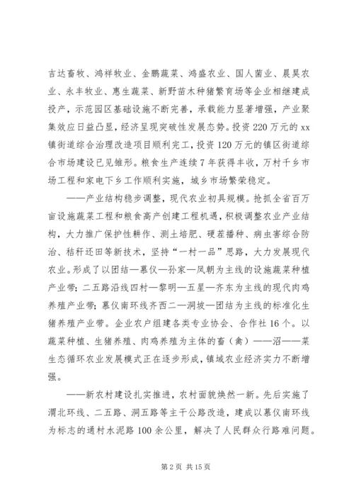 乡镇政府人民代表大会工作报告-.docx