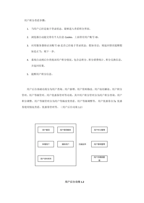 用户综合管理系统前台和后台电商.docx